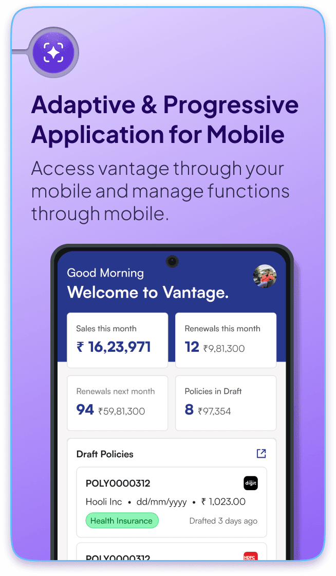 Adaptive and Progressive application for mobile