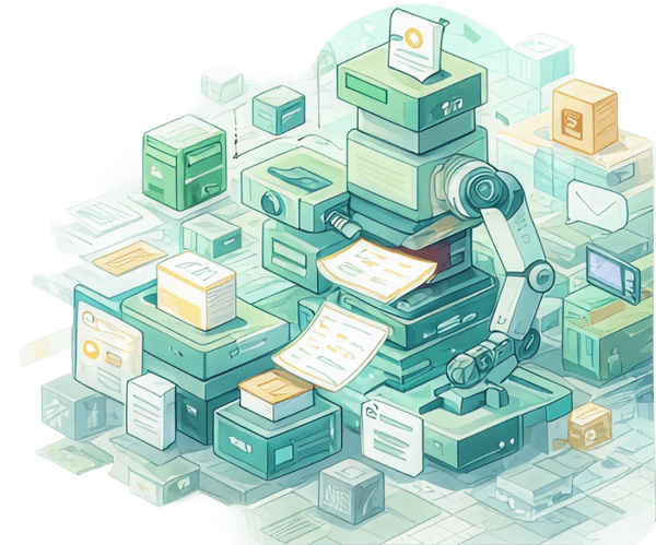 AI data capture illustration